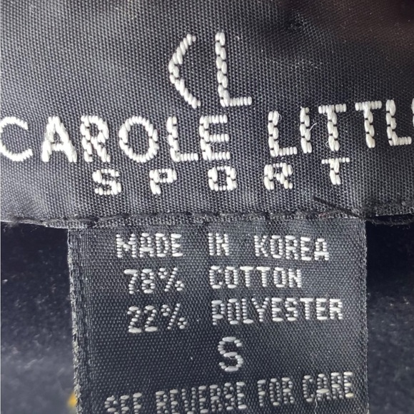 Carole Little Sport Tunic Iris Floral Size Small Fits Like a S-L Vintage - Picture 5 of 6